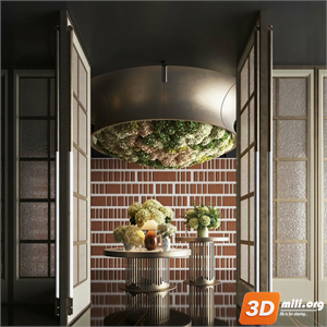 Lobby Decoration Skp Files 